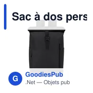 Sac à dos personnalisable Wendell avec logo - Écologique et pratique - Miniature 8