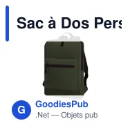 Sac à Dos Personnalisable Yilmir avec Logo pour Ordinateur - Miniature 1