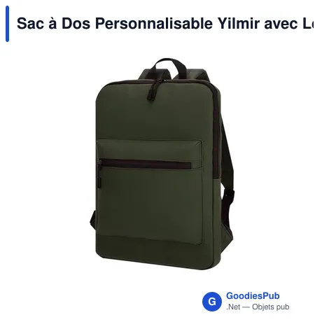 Sac à Dos Personnalisable Yilmir avec Logo pour Ordinateur