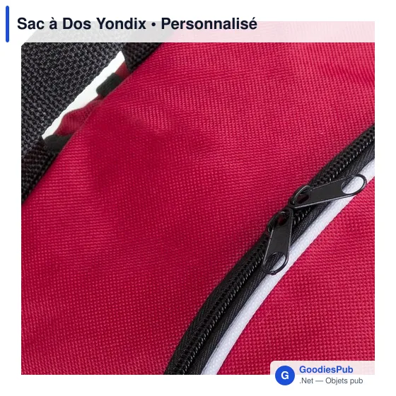 Sac à dos personnalisable Yondix avec logo pour entreprises - Image 11
