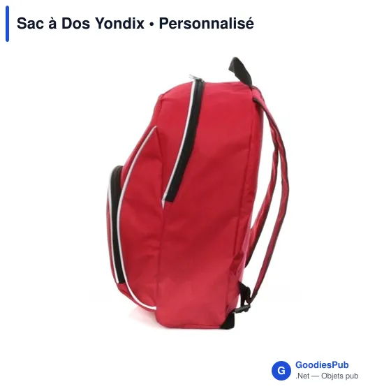Sac à dos personnalisable Yondix avec logo pour entreprises - Image 6