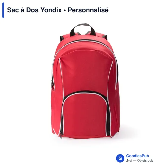 Sac à dos personnalisable Yondix avec logo pour entreprises - Image 7