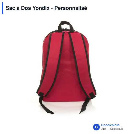 Sac à dos personnalisable Yondix avec logo pour entreprises - Image 10