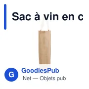 Sac à vin personnalisable en coton pour logo - Brett - Miniature 3