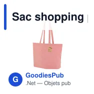 Sac shopping personnalisable en coton recyclé avec logo - Sac Arpel - Miniature 11