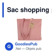 Sac shopping personnalisable en coton recyclé avec logo - Sac Arpel - Miniature 10