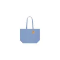 Variante bleu - Sac shopping personnalisable en coton recyclé avec logo - Sac Arpel
