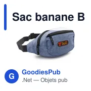 Sac banane personnalisable B'RIGHT RPET avec logo - Kian - Miniature 1
