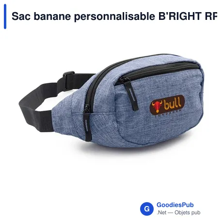 Sac banane personnalisable B'RIGHT RPET avec logo - Kian