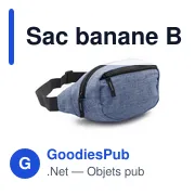 Sac banane personnalisable B'RIGHT RPET avec logo - Kian - Miniature 3