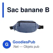 Sac banane personnalisable B'RIGHT RPET avec logo - Kian - Miniature 5