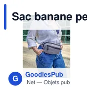 Sac banane personnalisable B'RIGHT RPET avec logo - Kian - Miniature 9