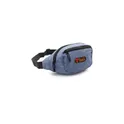 Variante bleu marine - Sac banane personnalisable B'RIGHT RPET avec logo - Kian