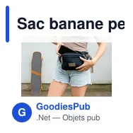 Sac banane personnalisable B'RIGHT RPET avec logo | Roudeline - Miniature 2