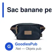 Sac banane personnalisable B'RIGHT RPET avec logo | Roudeline - Miniature 4