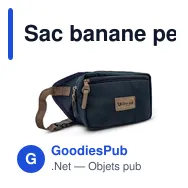 Sac banane personnalisable B'RIGHT RPET avec logo | Roudeline - Miniature 5