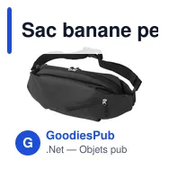 Sac banane personnalisable en polyester Bria avec logo - Miniature 2