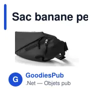 Sac banane personnalisable en polyester Bria avec logo - Miniature 5