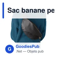 Sac banane personnalisable en polyester Bria avec logo - Miniature 7