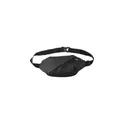 Variante noir - Sac banane personnalisable en polyester Bria avec logo