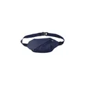Variante bleu - Sac banane personnalisable en polyester Bria avec logo