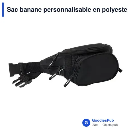 Sac banane personnalisable en polyester Amari avec logo