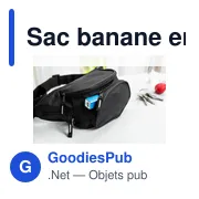 Sac banane personnalisable en polyester Amari avec logo - Miniature 4
