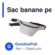 Sac banane personnalisable en polyester avec logo - Leonardo - Miniature 4