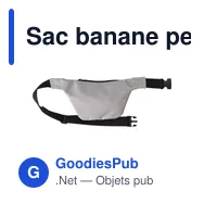 Sac banane personnalisable en polyester avec logo - Leonardo - Miniature 7