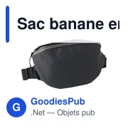 Sac banane personnalisable en ripstop 600D avec logo - Juniper - Miniature 2