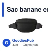 Sac banane personnalisable en ripstop 600D avec logo - Juniper - Miniature 3