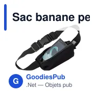 Sac banane personnalisable Karolina avec logo - Imperméable et pratique - Miniature 2