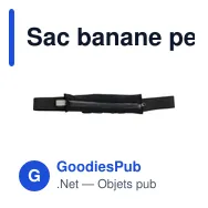 Sac banane personnalisable Karolina avec logo - Imperméable et pratique - Miniature 3