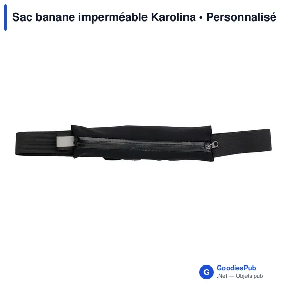 Sac banane personnalisable Karolina avec logo - Imperméable et pratique - Image 3