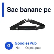 Sac banane personnalisable Karolina avec logo - Imperméable et pratique - Miniature 5