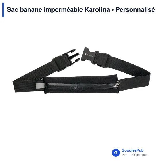 Sac banane personnalisable Karolina avec logo - Imperméable et pratique - Image 5