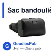Sac bandoulière BrandCharger Edge - Miniature 2