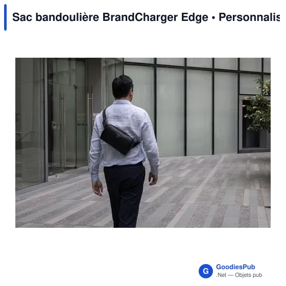 Sac bandoulière BrandCharger Edge - Image 5