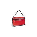 Variante Rouge - Sac isotherme bandoulière personnalisable 30,5 x 19 cm avec logo - Polyester