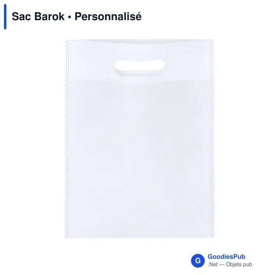 Sac non-tissé personnalisable Barok avec logo - Accessoire B2B - Image 2
