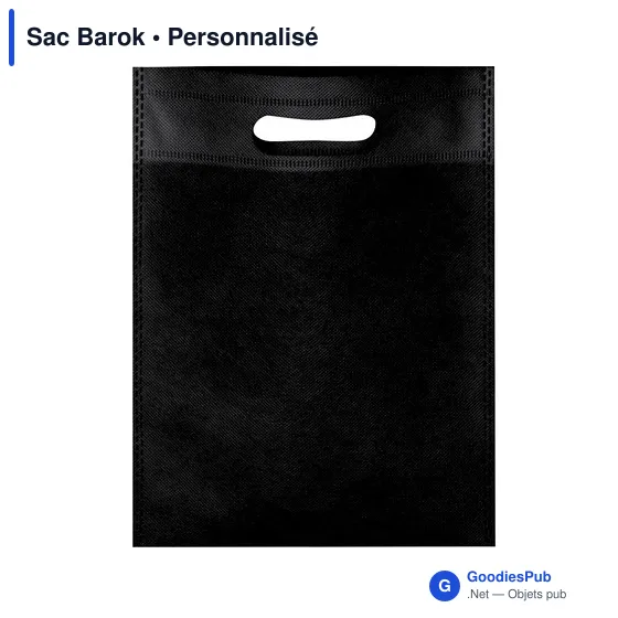 Sac non-tissé personnalisable Barok avec logo - Accessoire B2B - Image 3