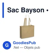 Tote bag personnalisable avec logo pour entreprises - Miniature 2