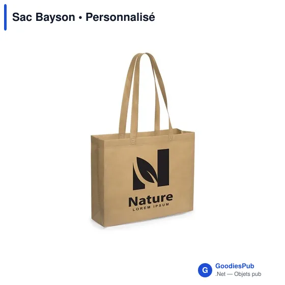 Tote bag personnalisable avec logo pour entreprises - Image 3