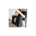 Variante Noir - Sac cadeau en papier FSC personnalisable 40 x 30 cm avec logo - Format paysage