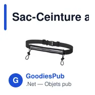 Sac-Ceinture avec Porte Numero Rapik - Miniature 1