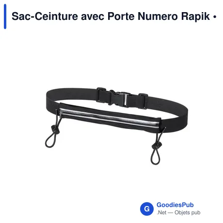 Sac-Ceinture avec Porte Numero Rapik