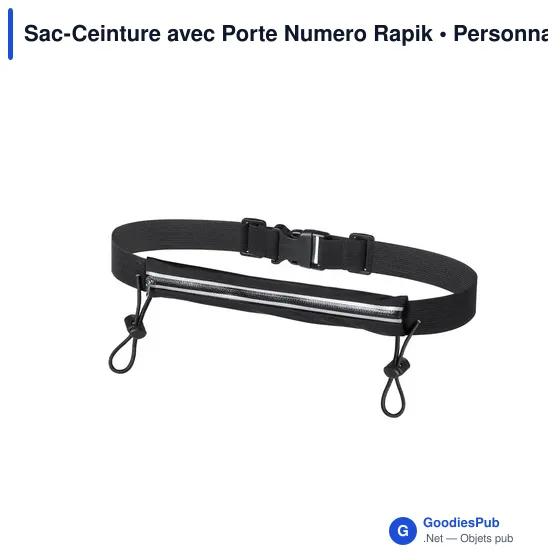 Sac-Ceinture avec Porte Numero Rapik - Image 1