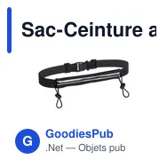 Sac-Ceinture avec Porte Numero Rapik - Miniature 2