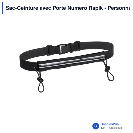 Sac-Ceinture avec Porte Numero Rapik - Image 2