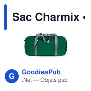 Sac Charmix - Miniature 1